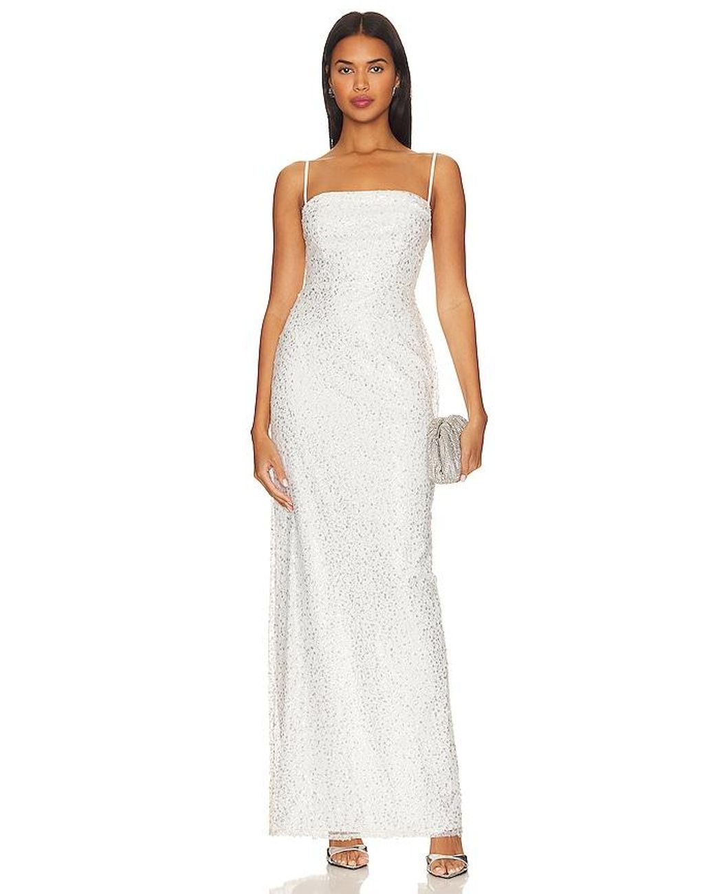 MAJORELLE White Galleria Gown