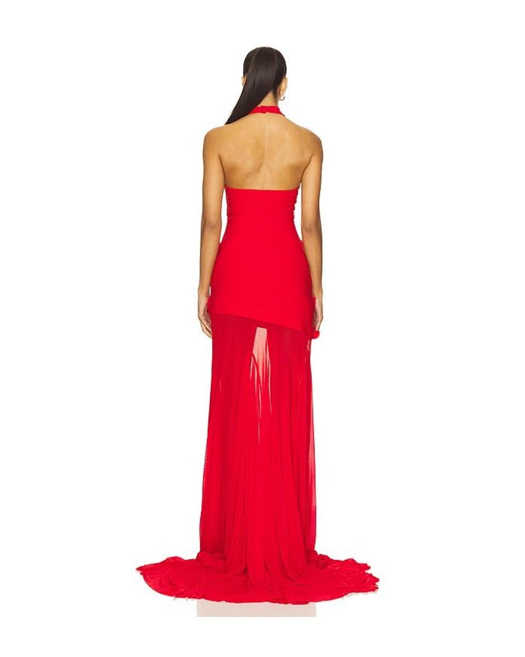 Deme by Gabriella Red Celeste Gown