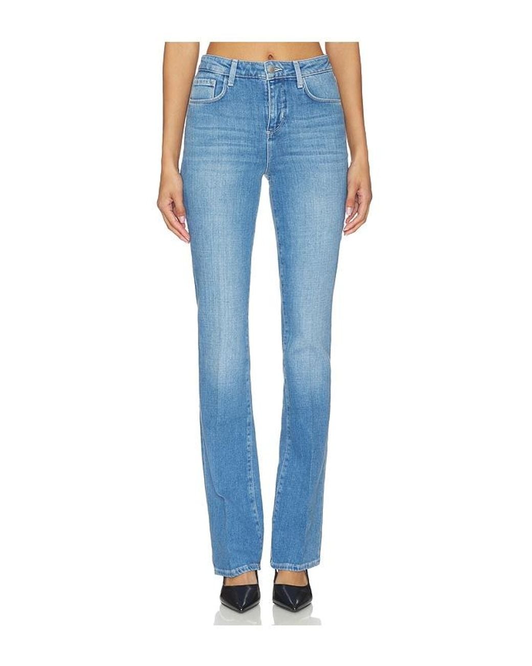 L'Agence Blue Selma Sleek Baby Boot Jeans