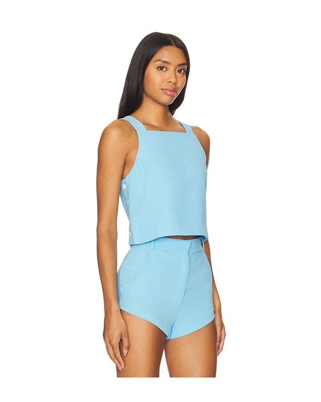 Amanda Uprichard Blue X Revolve Harley Top