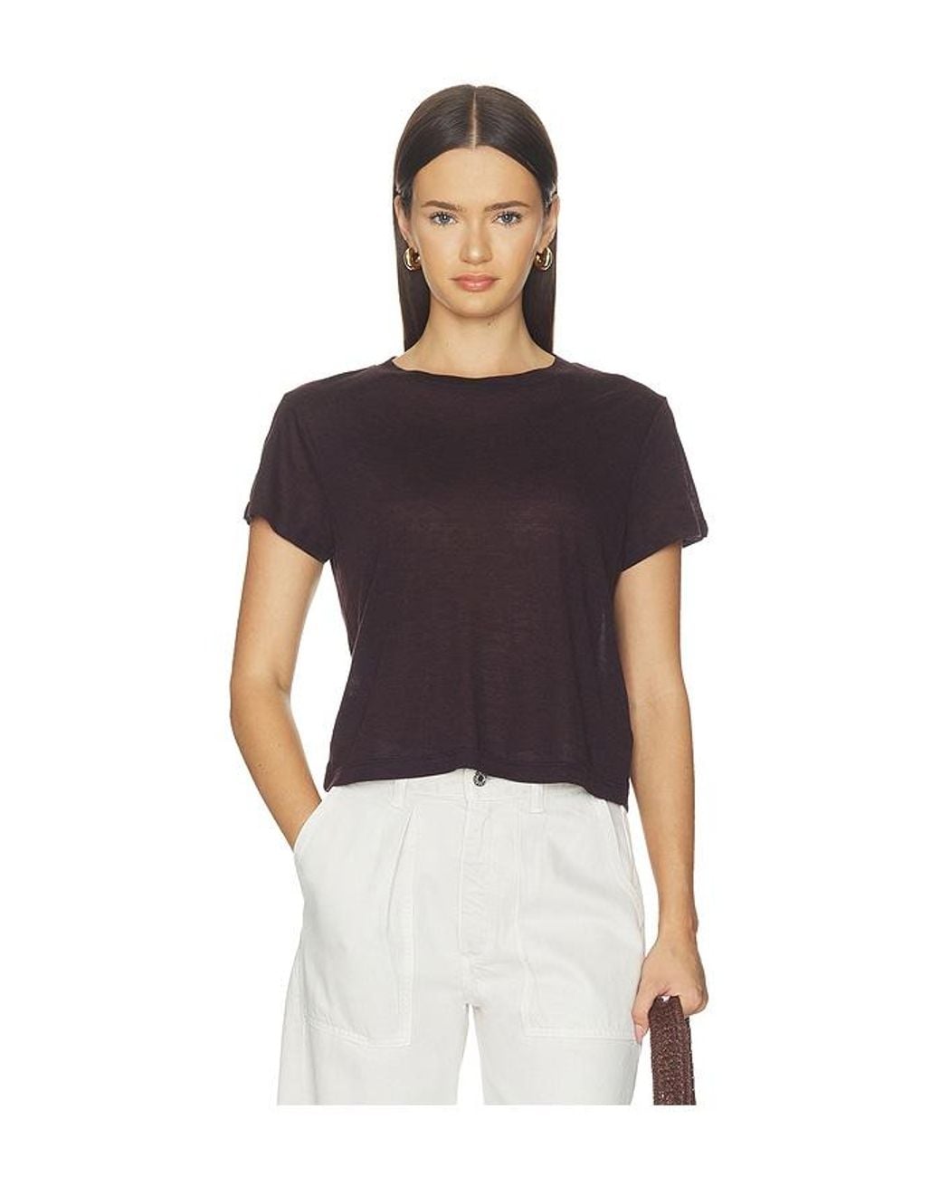 Agolde Black Adine Tee