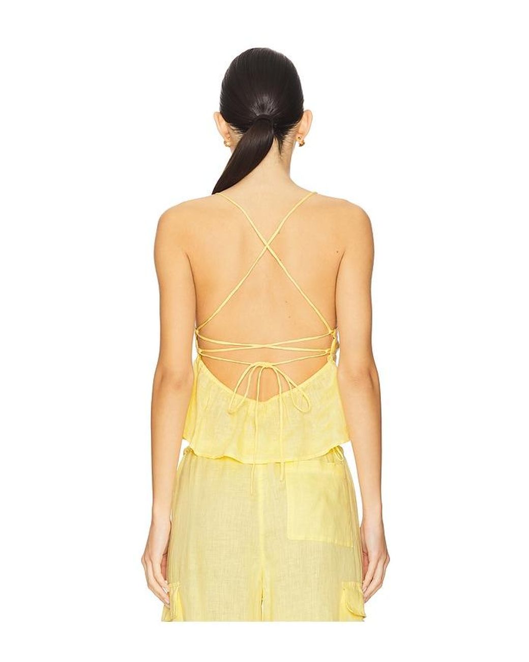 Syros Top En Color Amarillo Talla En LSPACE de color Yellow