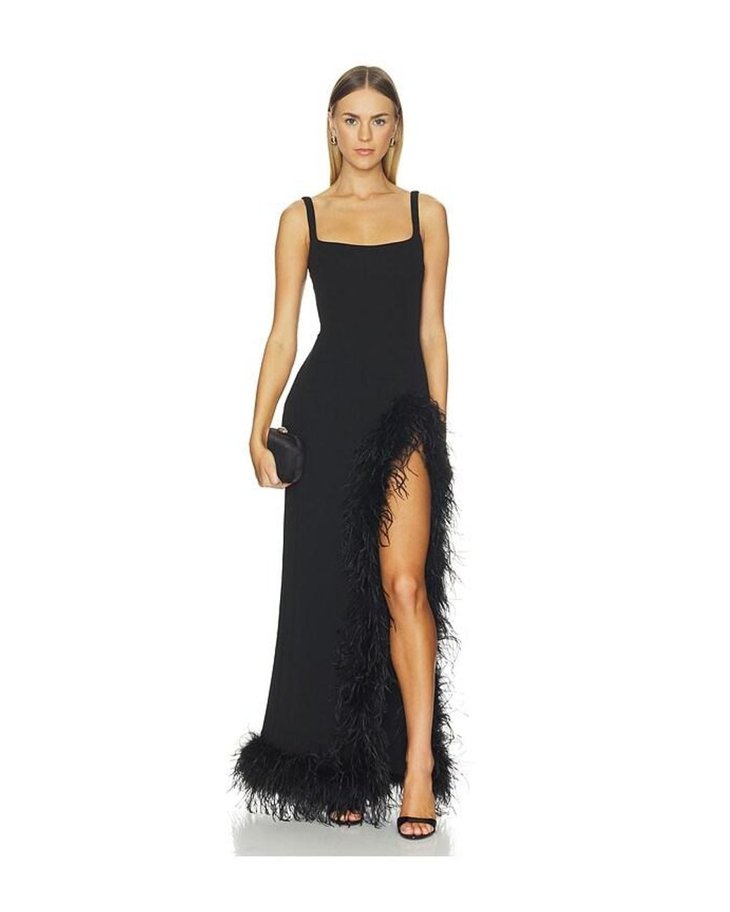 Lovers + Friends Black Cassia Gown