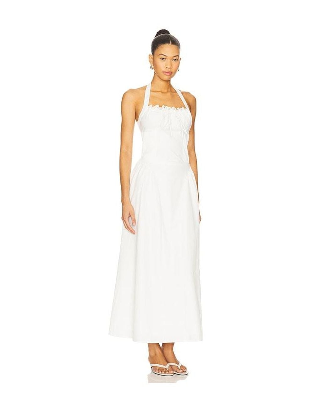 MORE TO COME White Danniela Maxi Dress