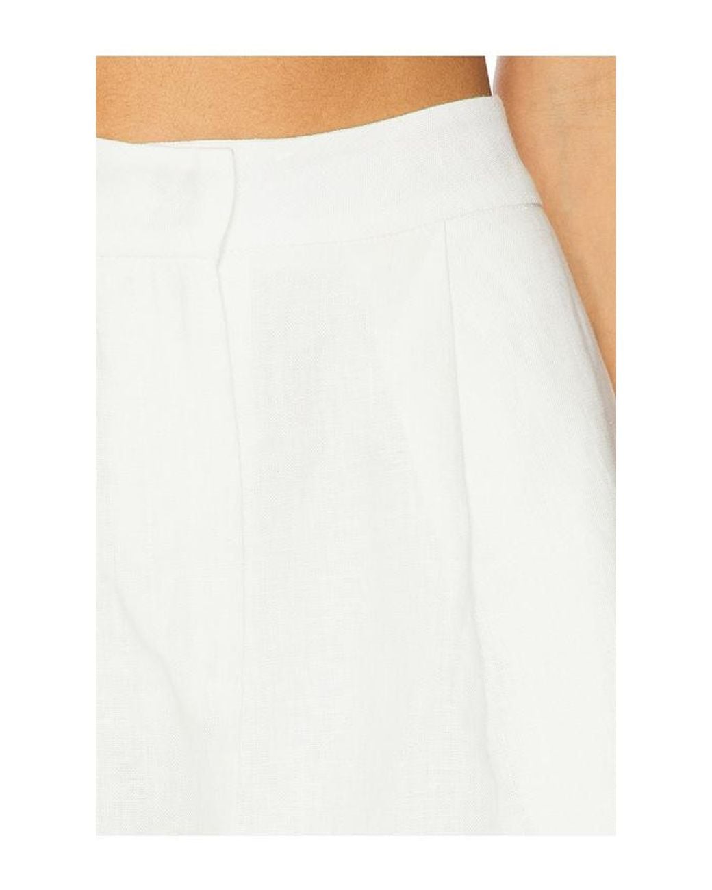 Astr White Kiya Shorts