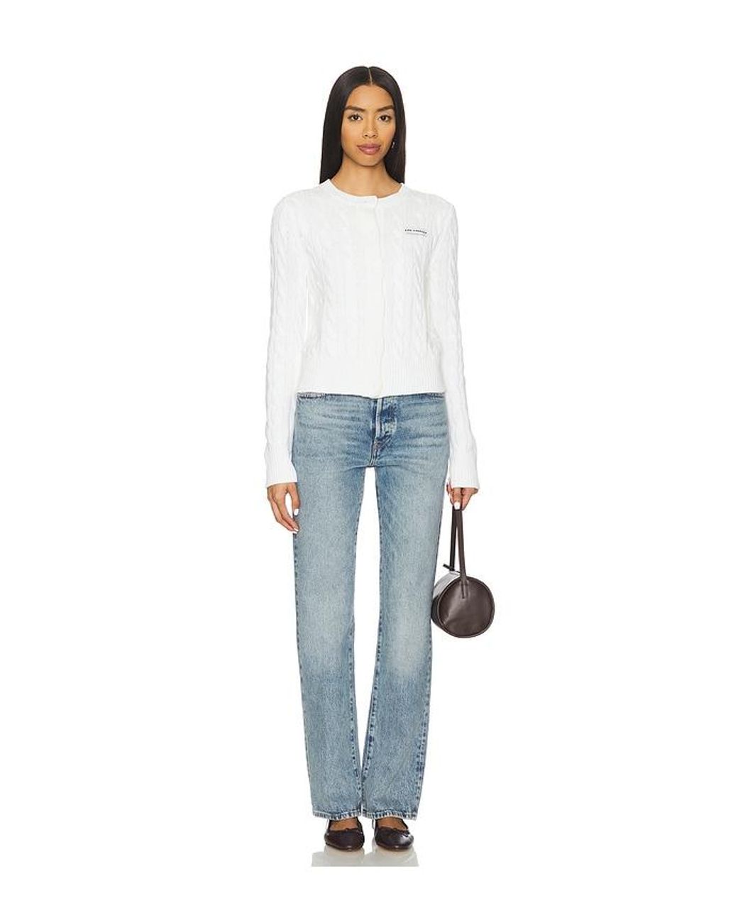 Terez White X Revolve Lakers Knit Cardigan