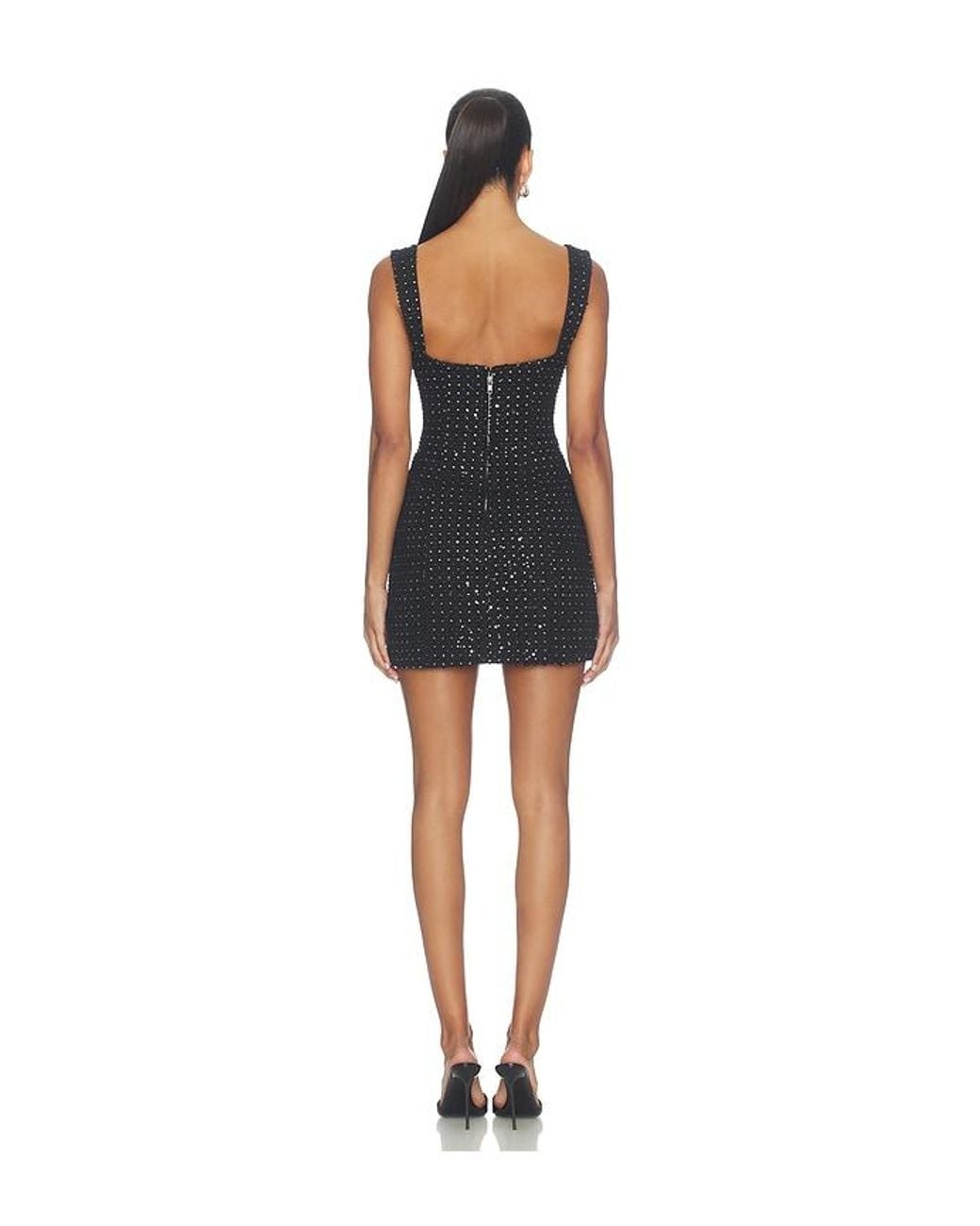 Lovers + Friends Black Tyne Mini Dress