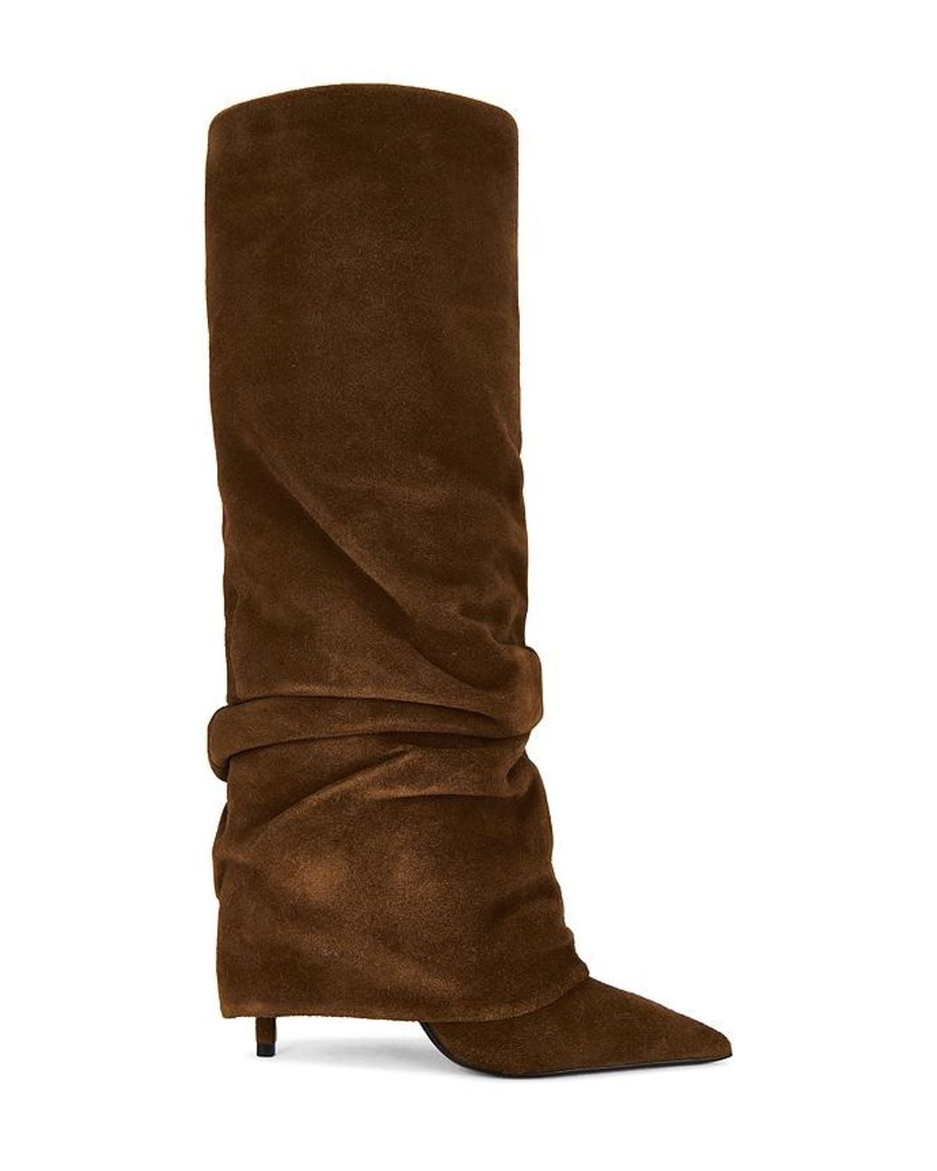 SCHUTZ SHOES Brown Mikki Up Cloak Boot