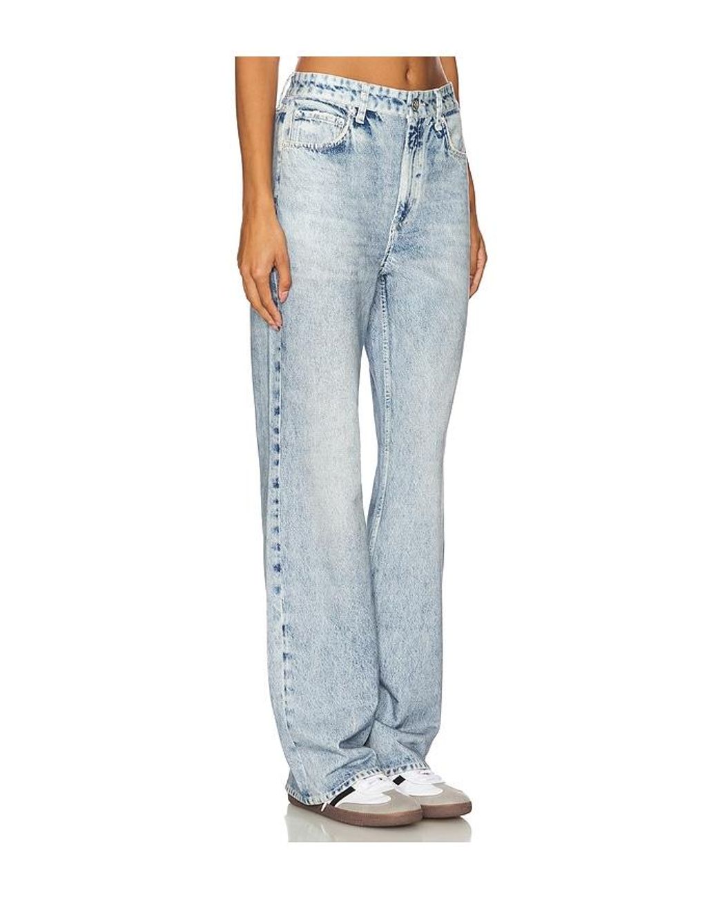 Rag & Bone Blue Miramar Shea High Rise Full Relaxed