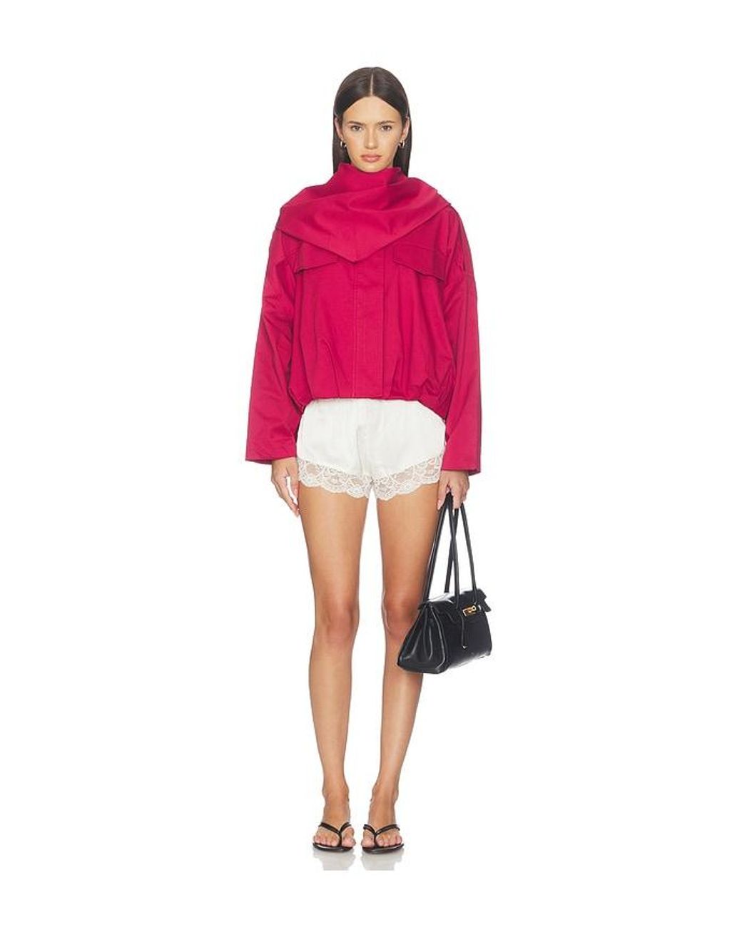 Maude Club White Esther Shorts