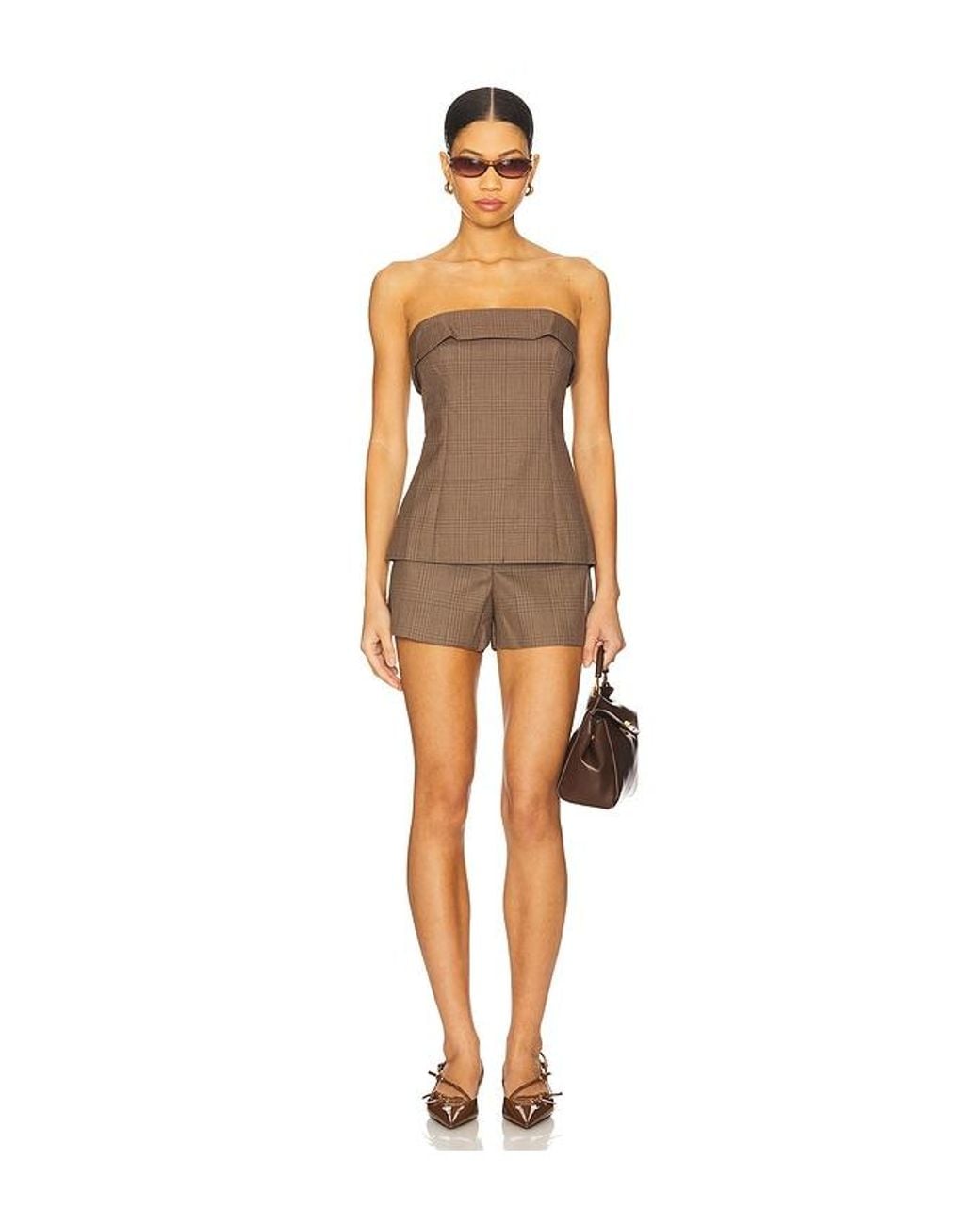 Cami NYC Multicolor Jolie Plaid Short