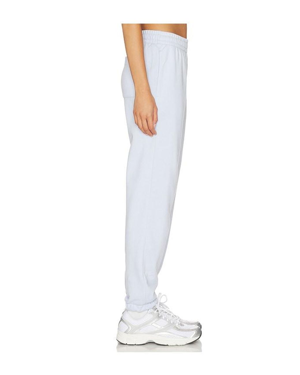 Lacoste White Straight Fit Molleton Jogger