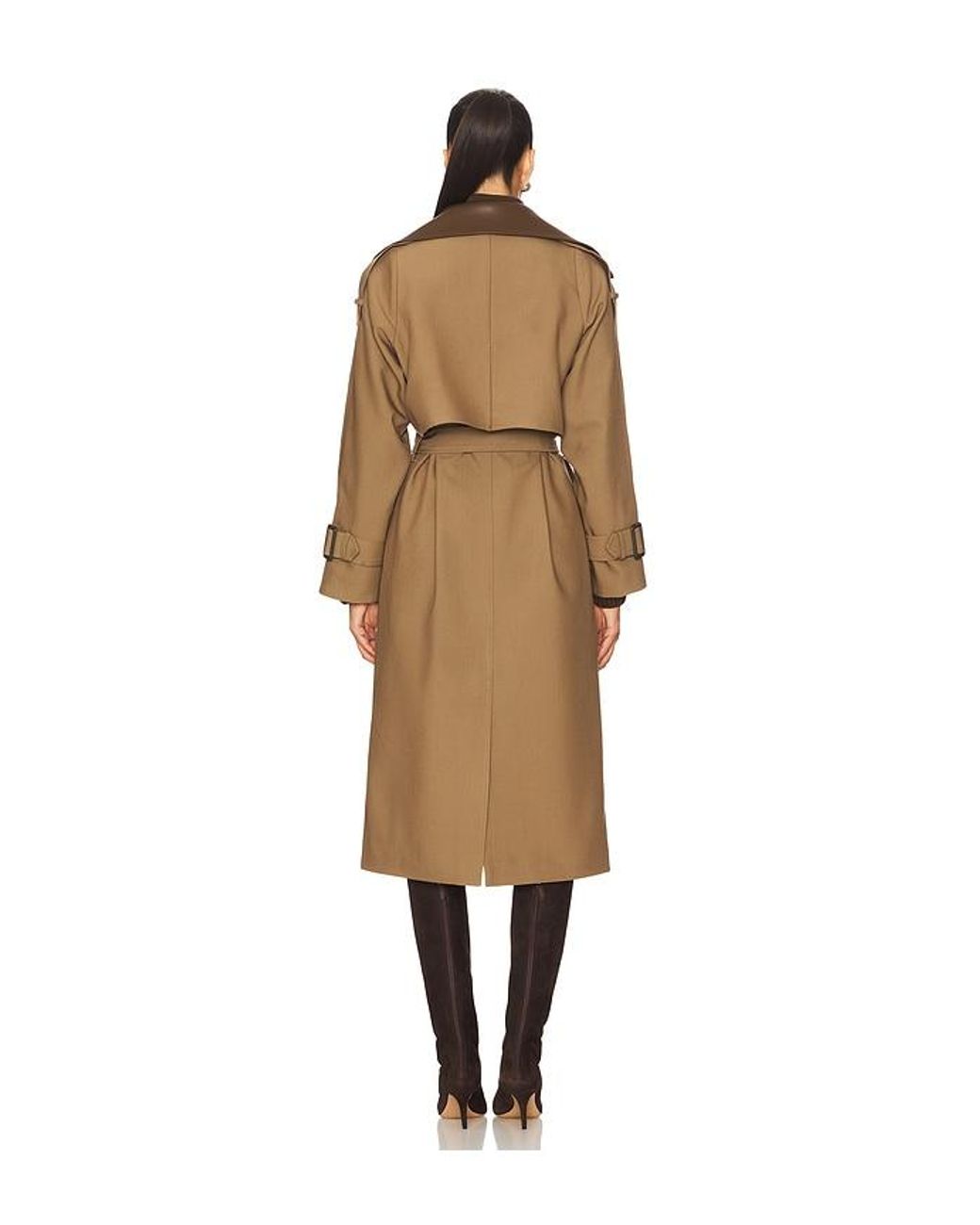 Line & Dot Natural Linden Trench Coat