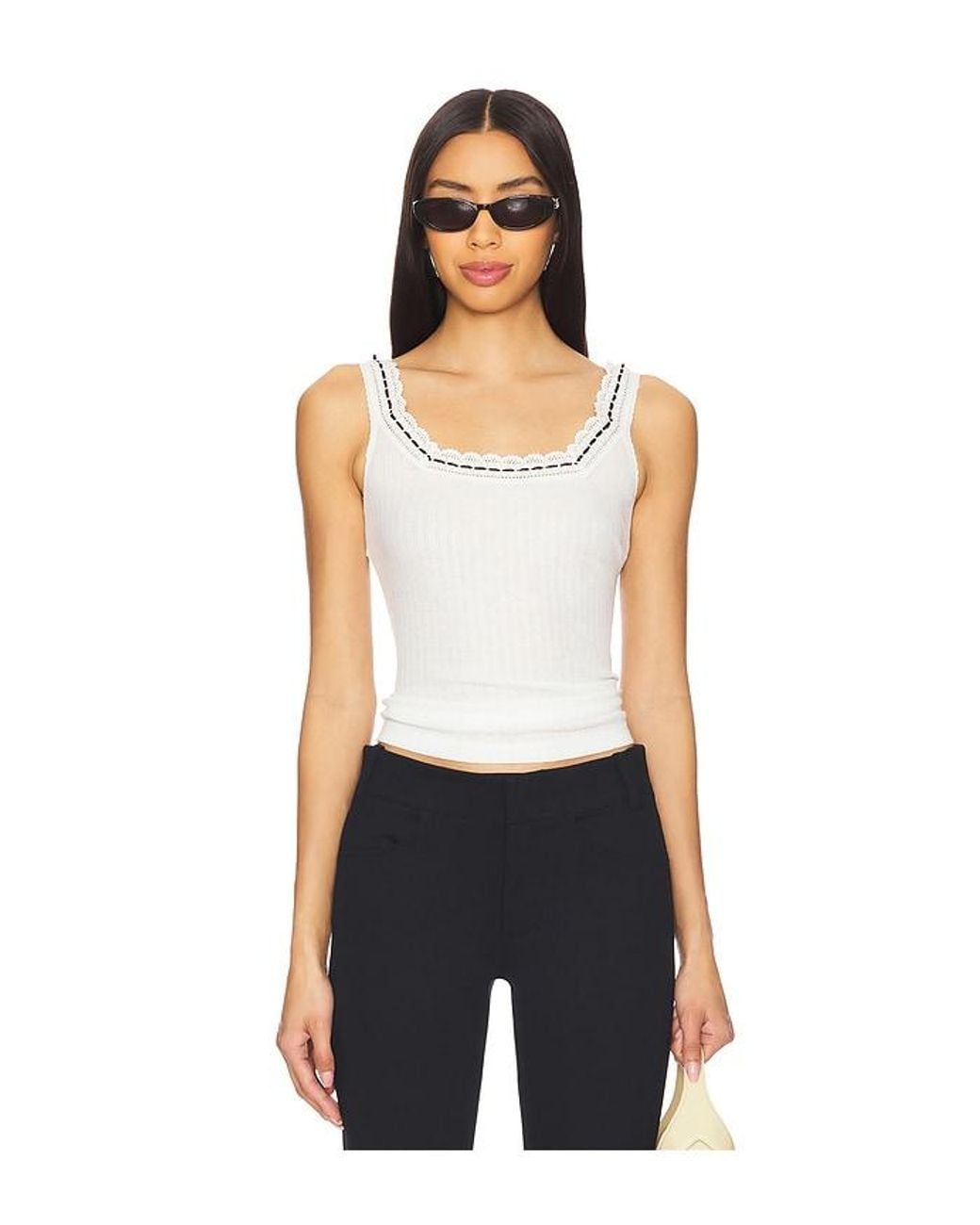 Free People Blue Only You Tank