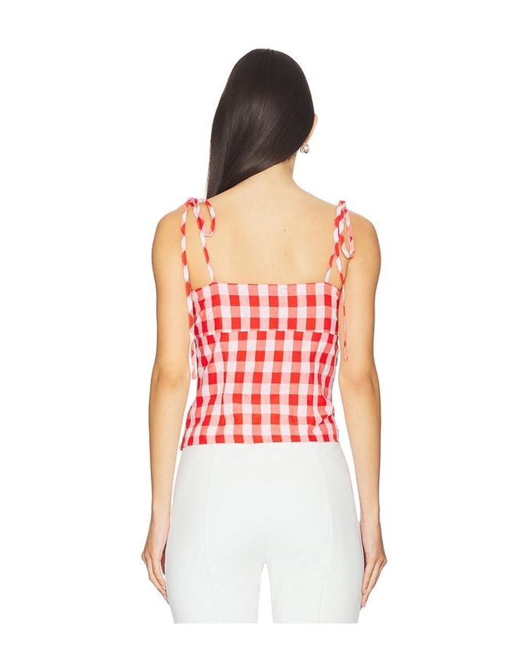 MORE TO COME Red Penny Top