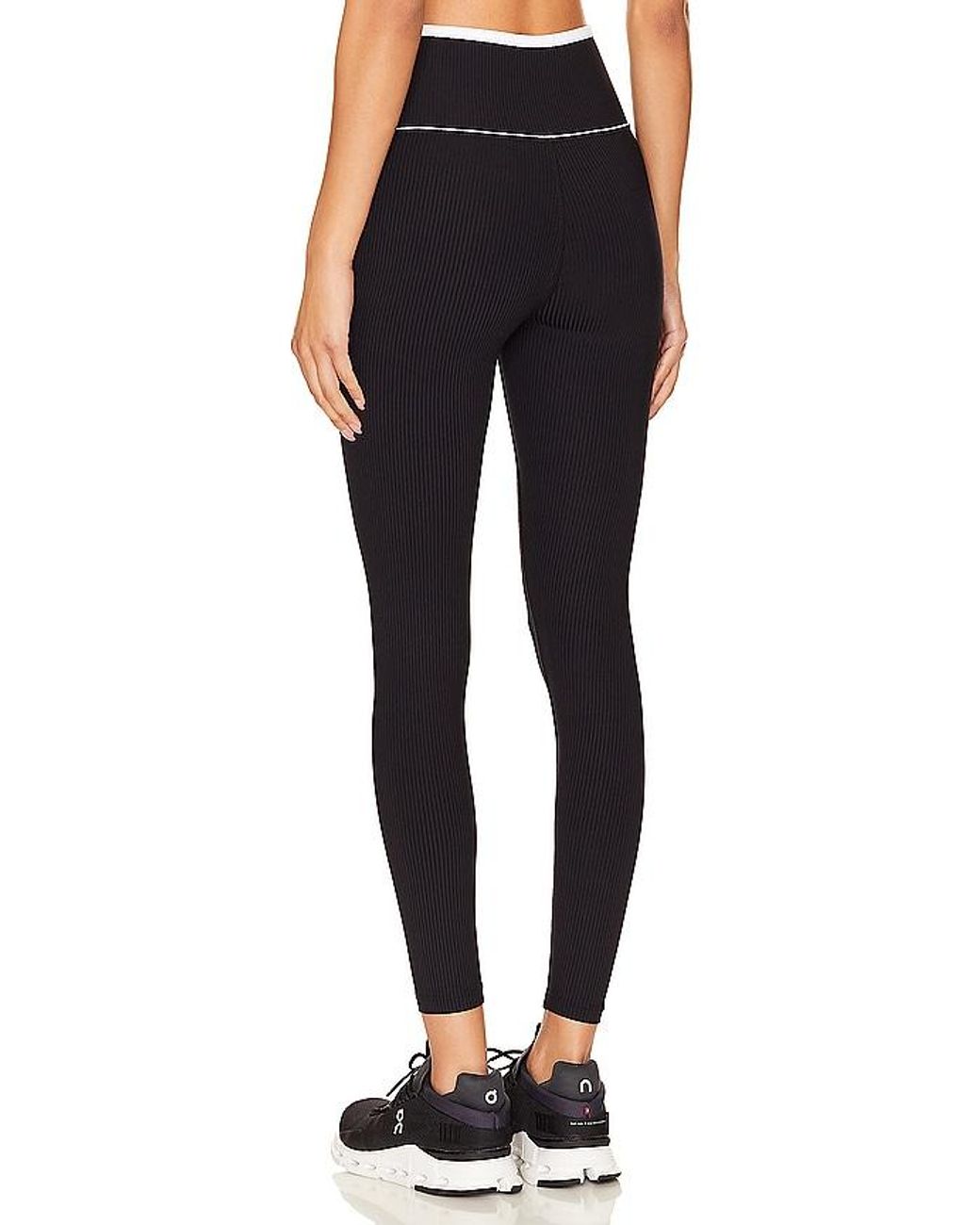 Year Of Ours Blue Ribbed Two Tone Veronica Legging