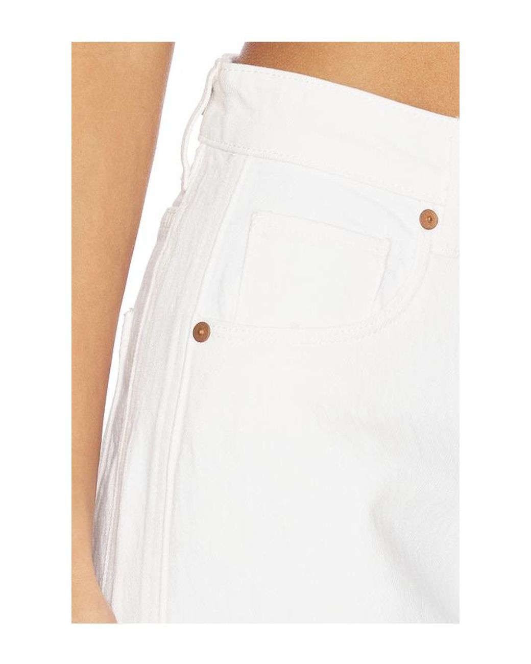 Blank NYC White Barrel Jeans