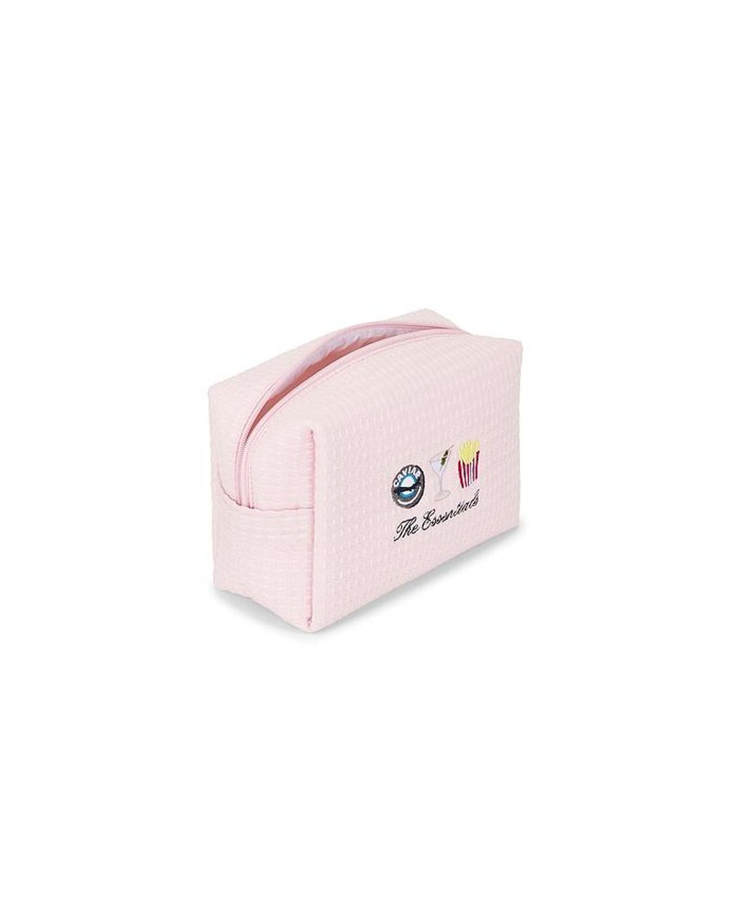 Abode Pink Snack Time Waffle Pouch