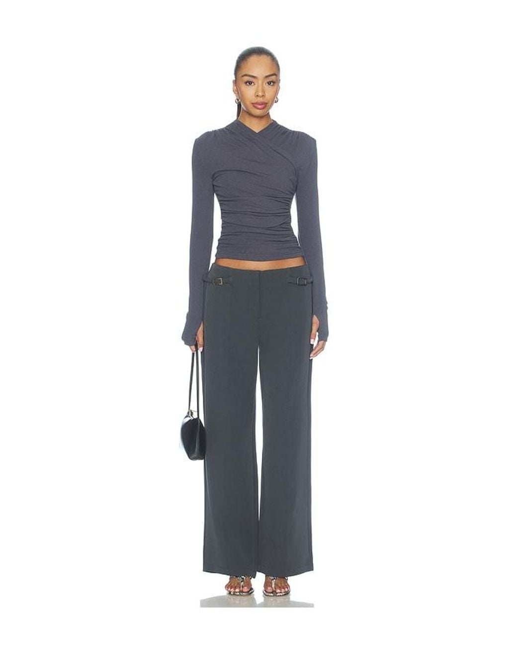 Madison The Label Blue Romi Pants
