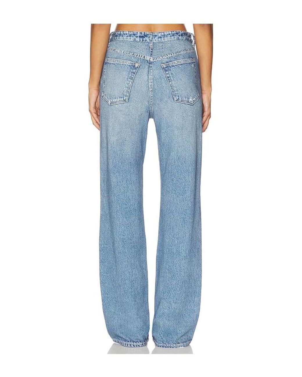 Rag & Bone Blue Rb Miramar Terry Shea Straight Pant Jeans