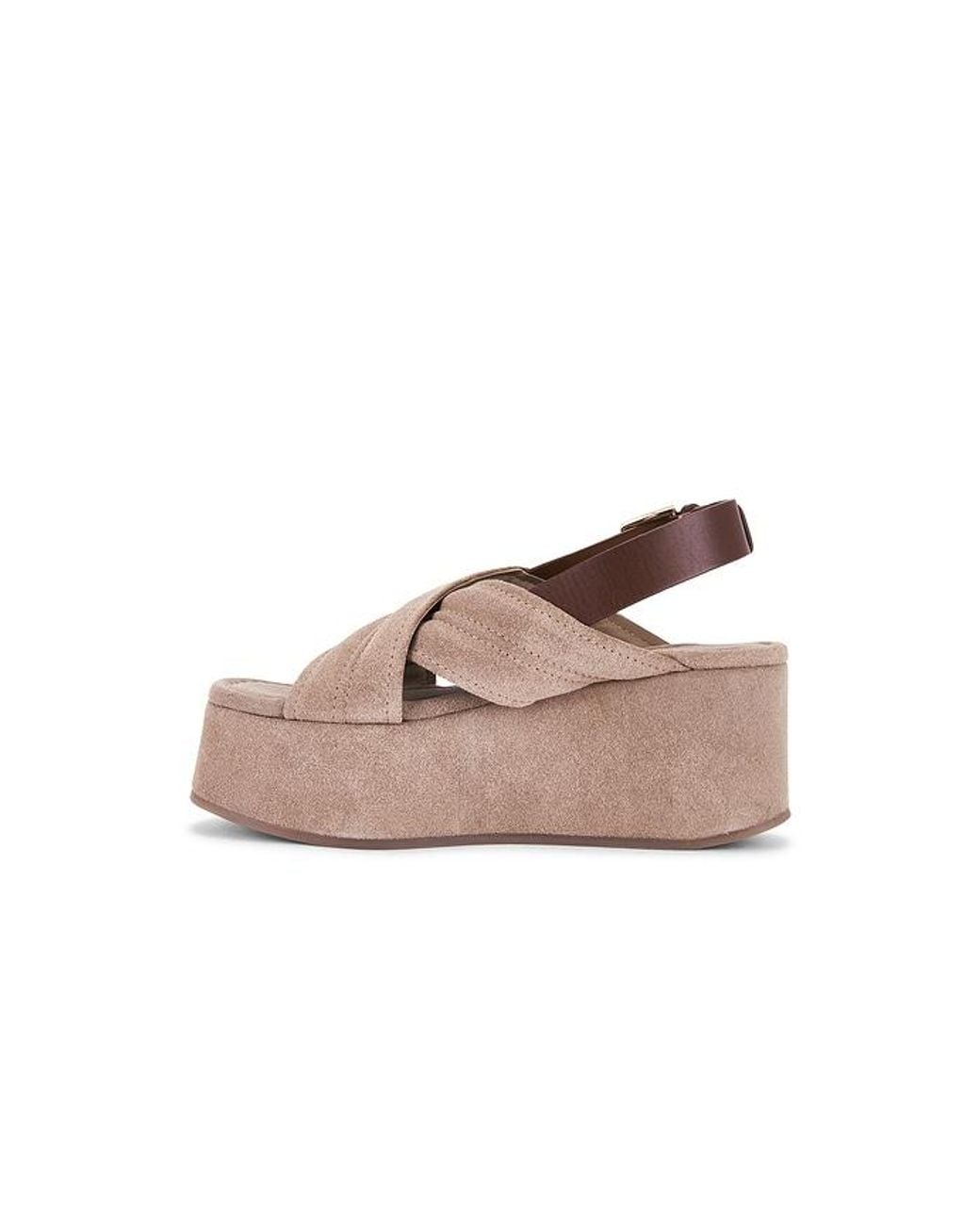 Free People Pink Beach Party Platform Sandal