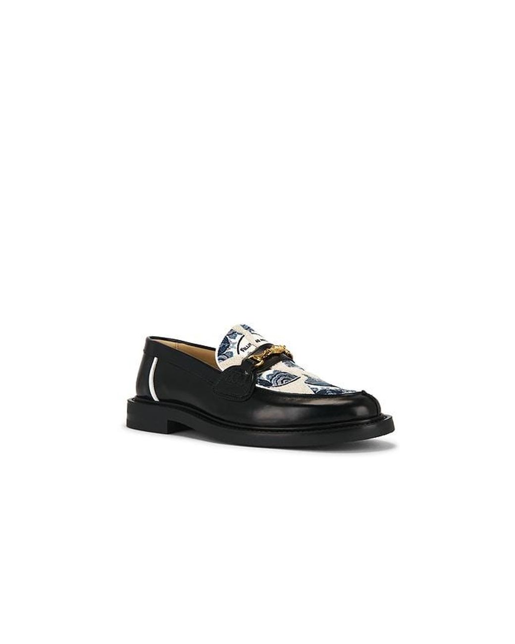 Filling Pieces Black Broken Plate Loafer for men