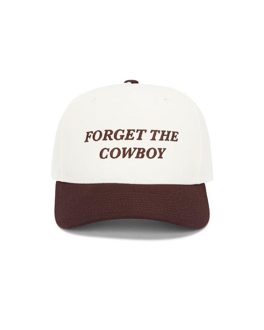 Brixton Brown Forget The Cowboy Netplus Snapback Hat