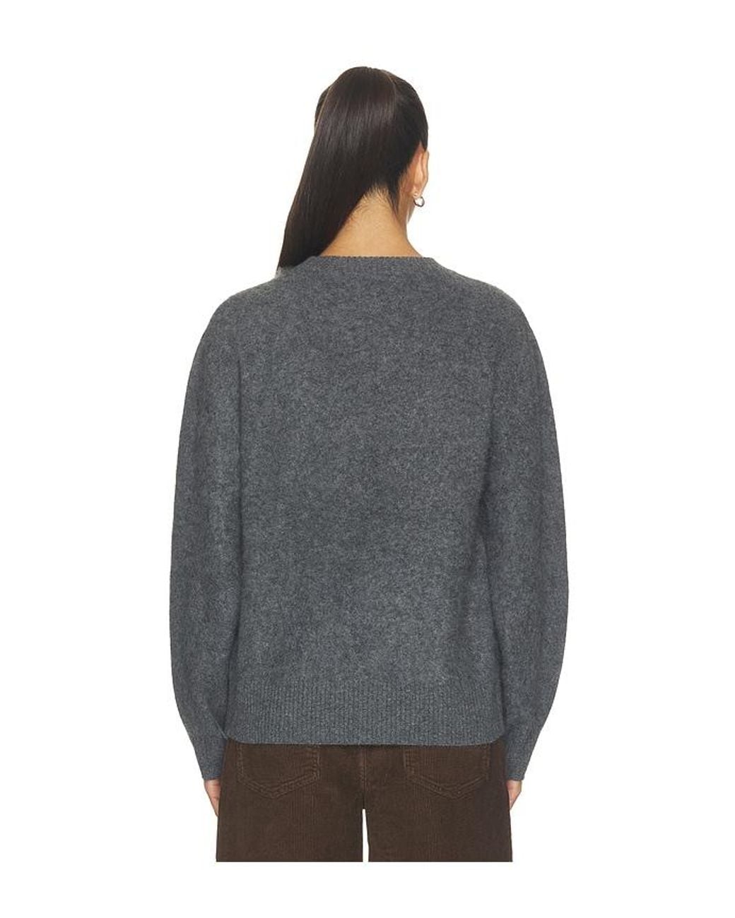 ALIGNE Gray Adrianna Crew Neck Knit Jumper