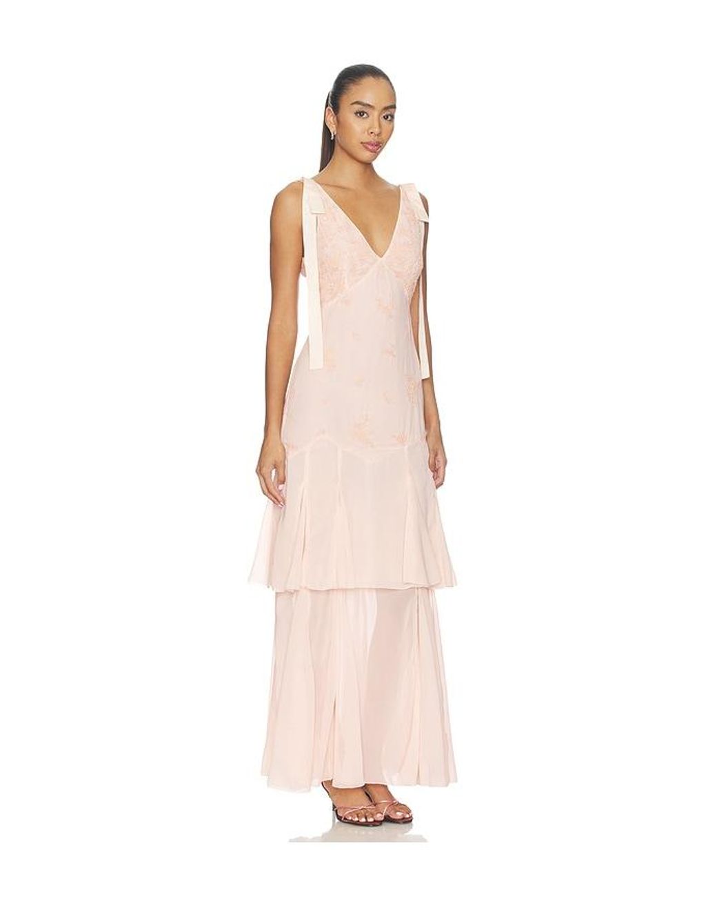 LPA White Marisel Maxi Dress