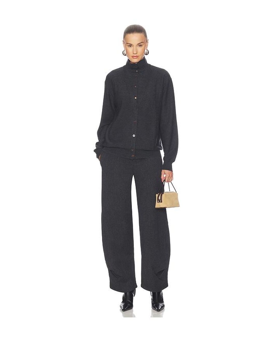 Source Unknown Black Ebbe Balloon Trousers