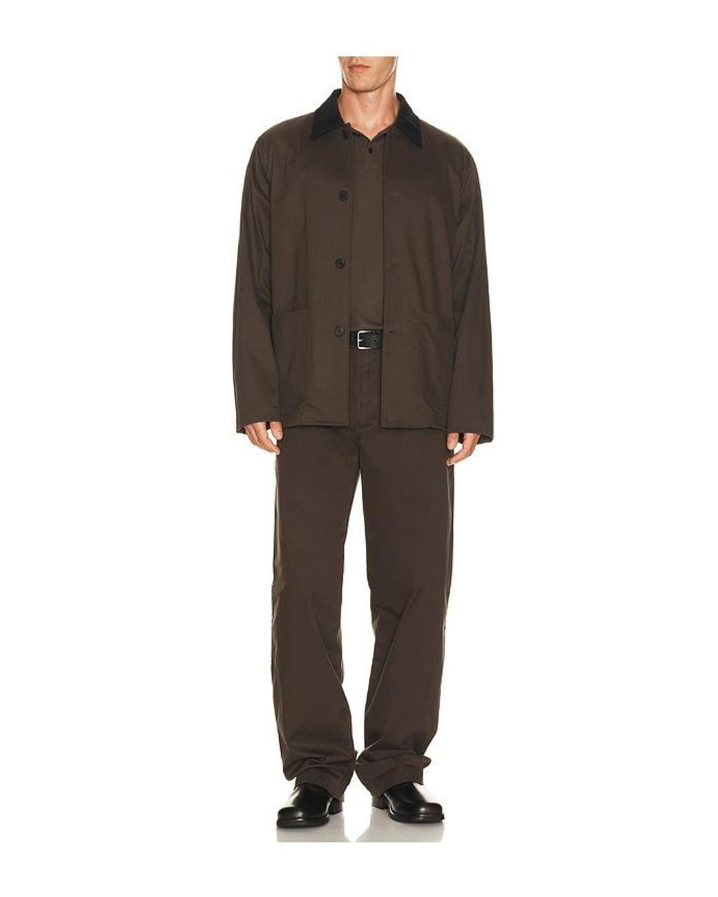 Theory Black Stretch Chino Pant for men
