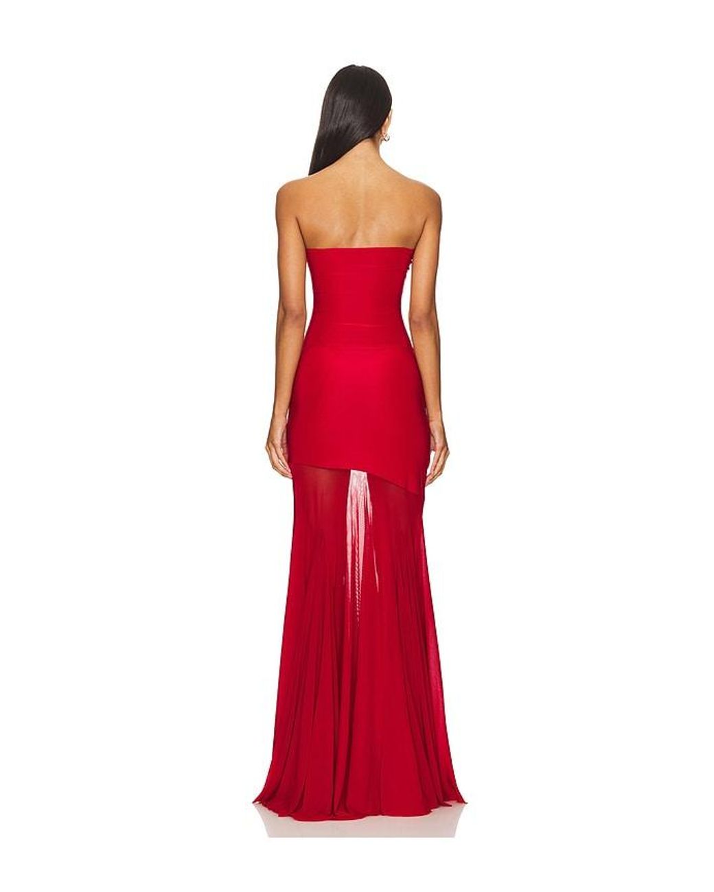 Deme by Gabriella Red Dahlia Gown