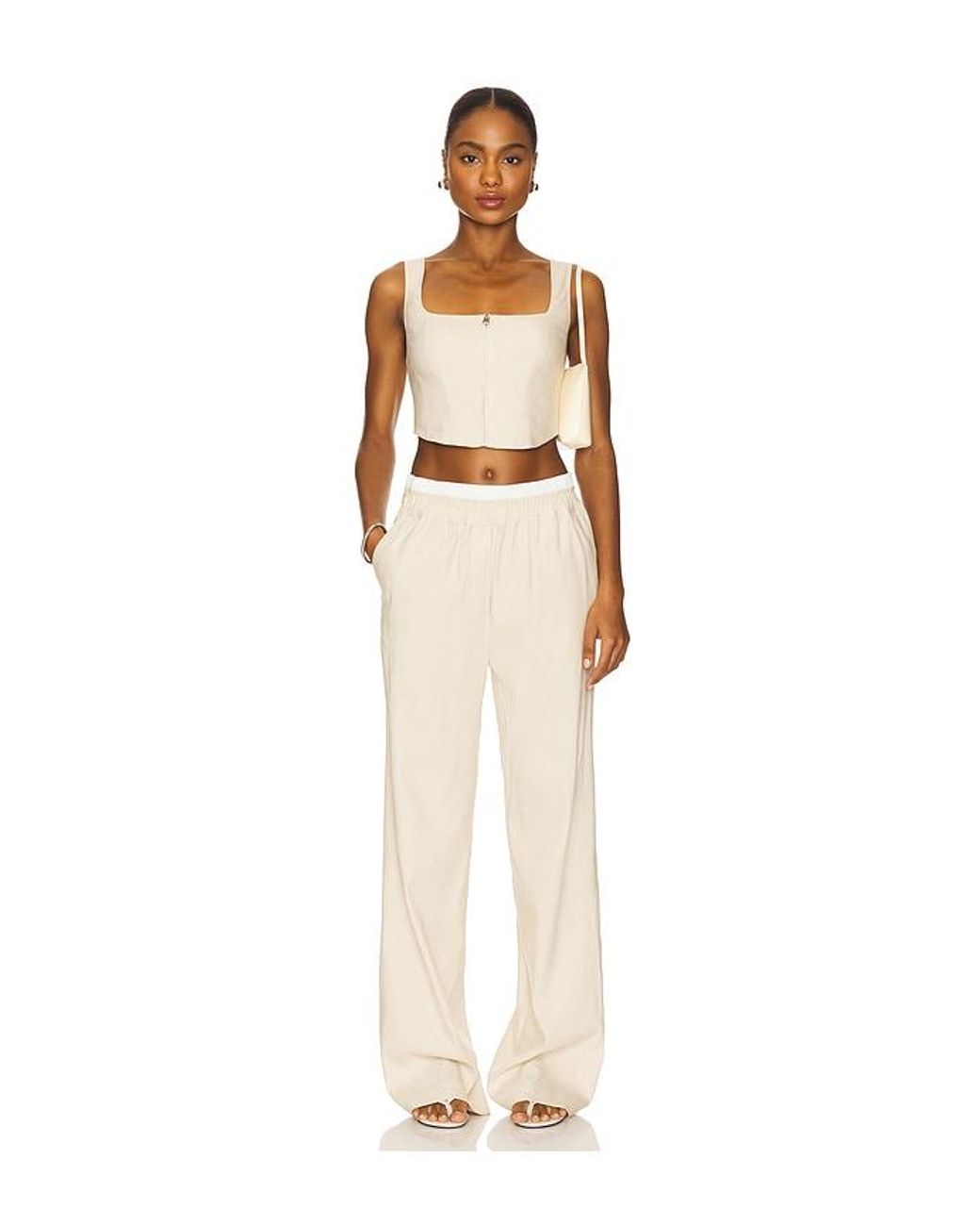 Jonathan Simkhai Natural Anderson Bustier Top