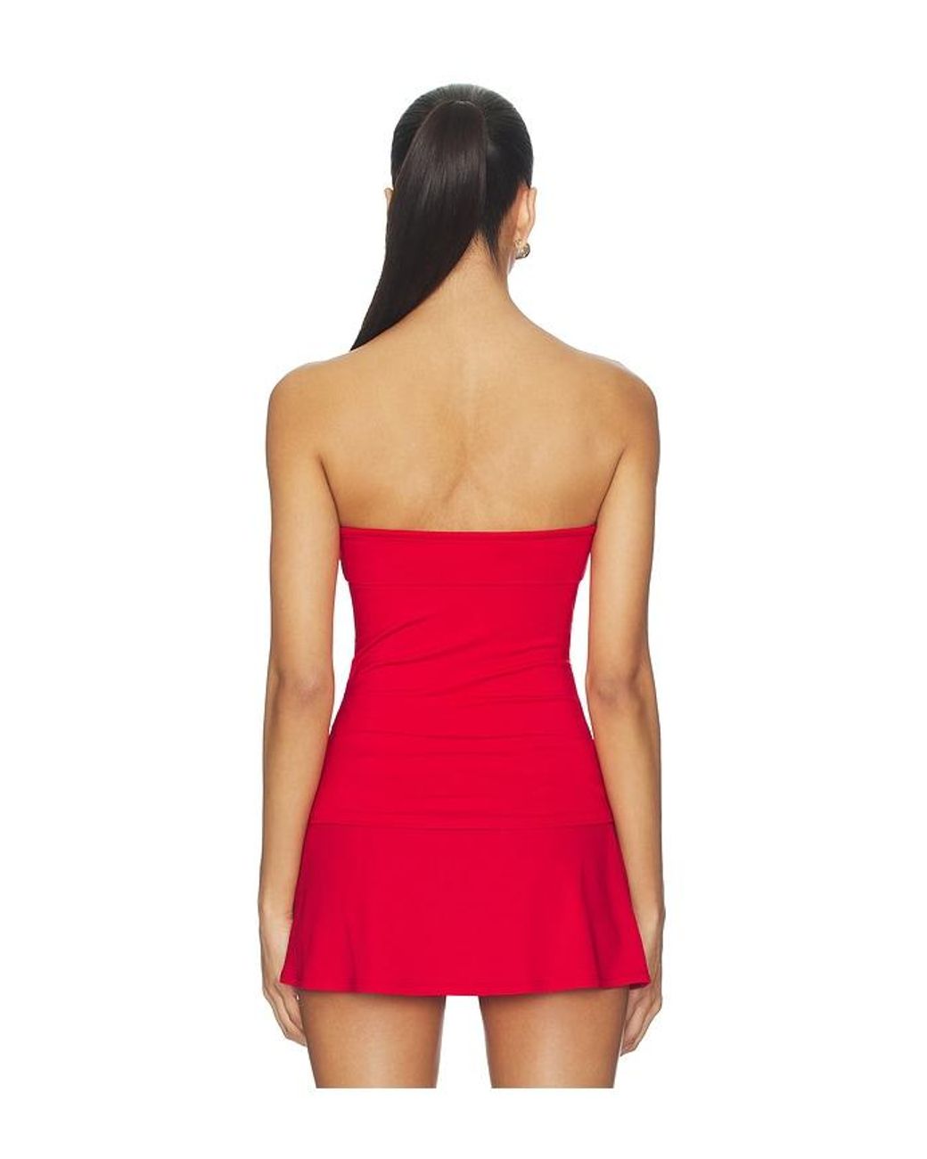 geel Red X Revolve Mila Tube Top