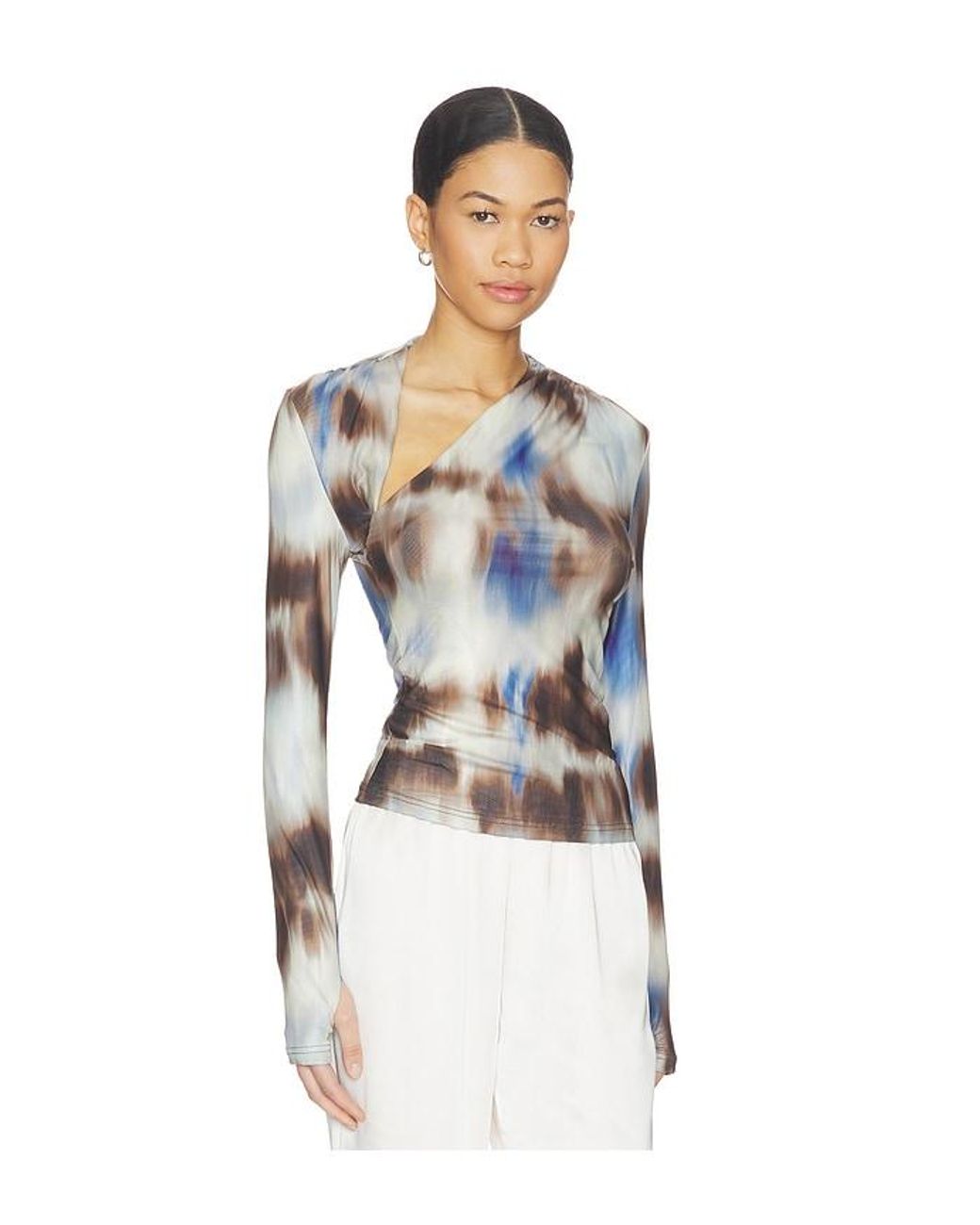 Madison The Label White X Revolve Laury Mesh Top