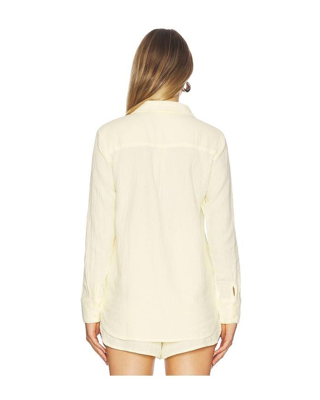 Bobi Natural Button Down Shirt