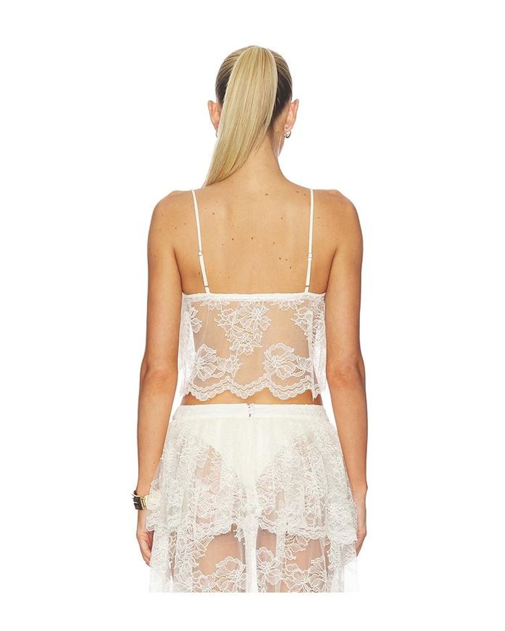 Tularosa White Amelia Top