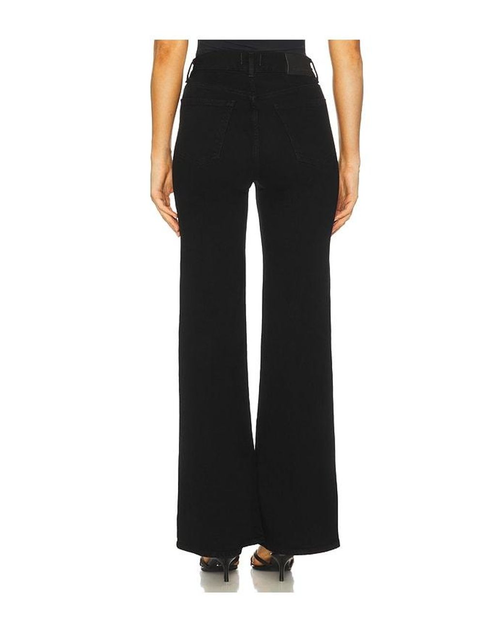 Citizens of Humanity Black Kimberly Flare With Horsebit Jeans