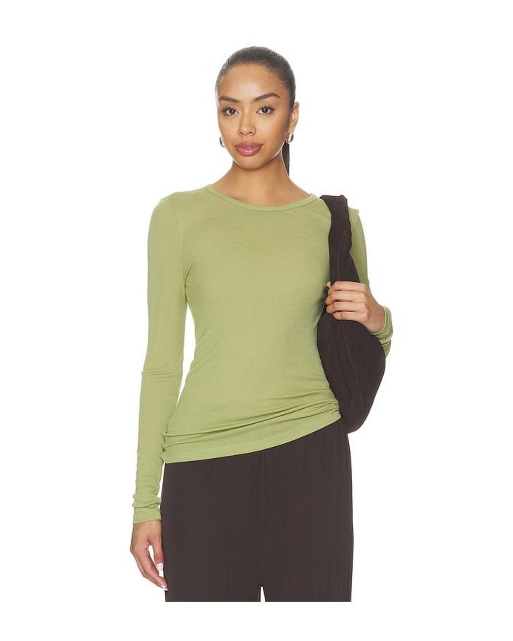 Samsøe & Samsøe Green Sadou Long Sleeve T Shirt