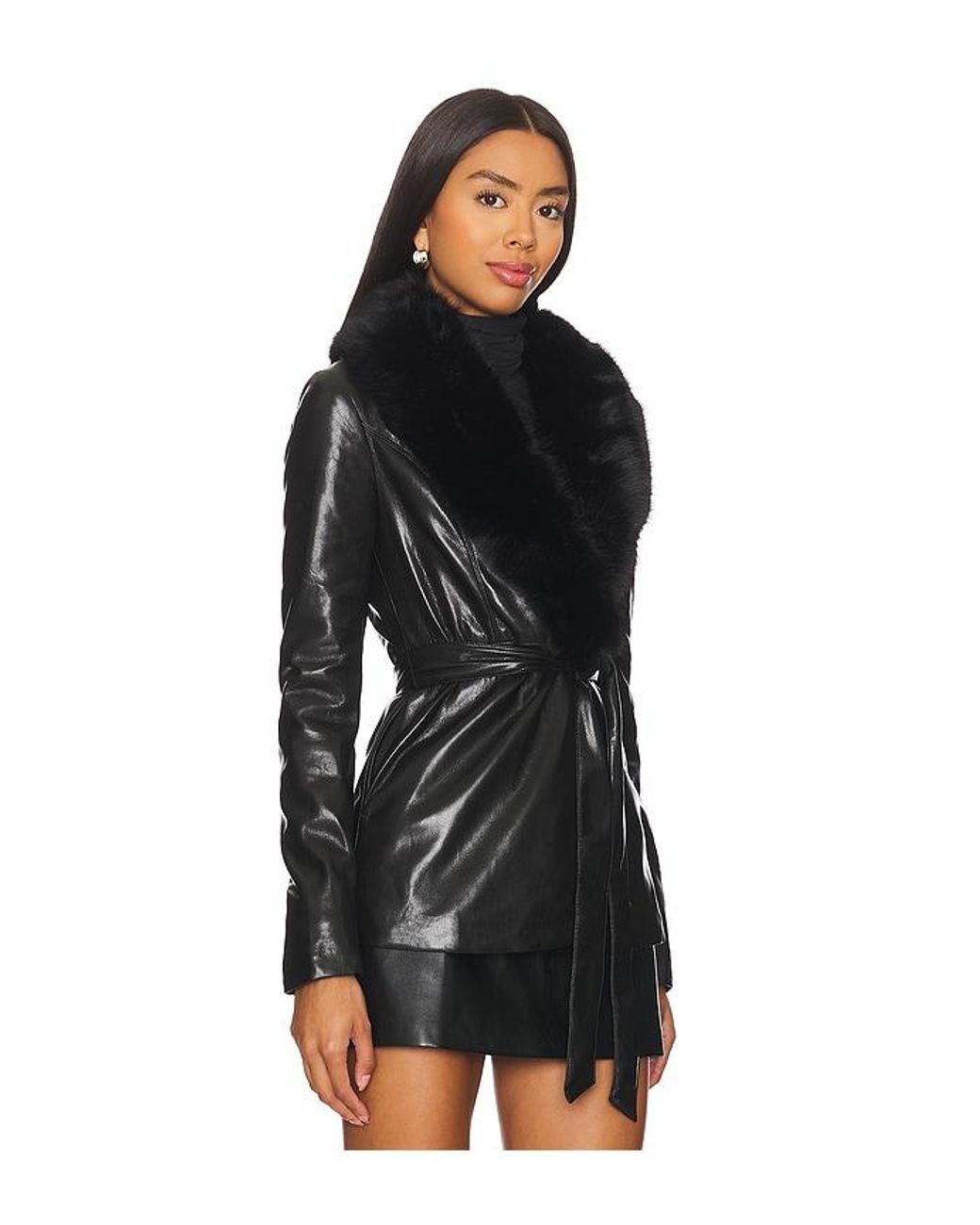 Amanda Uprichard Black Lancetti Jacket