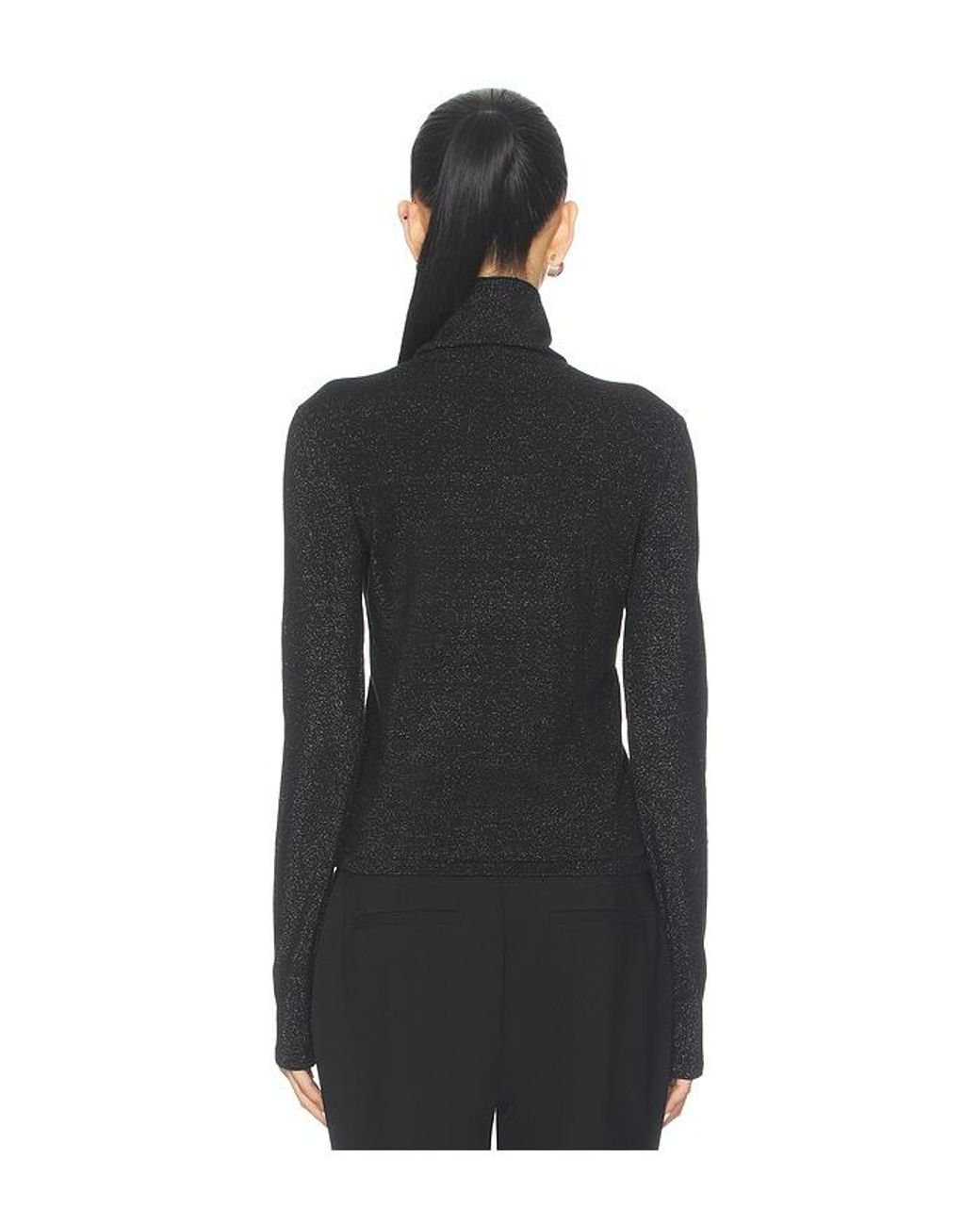 Lovers + Friends Black Bessi Turtleneck Sweater