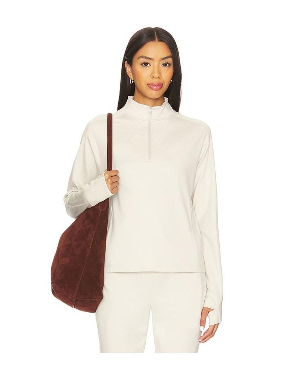 Varley Natural Lamia Half Zip Midlayer
