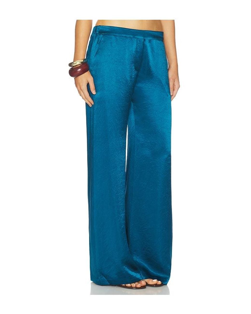 Amanda Uprichard Blue Kordell Pants
