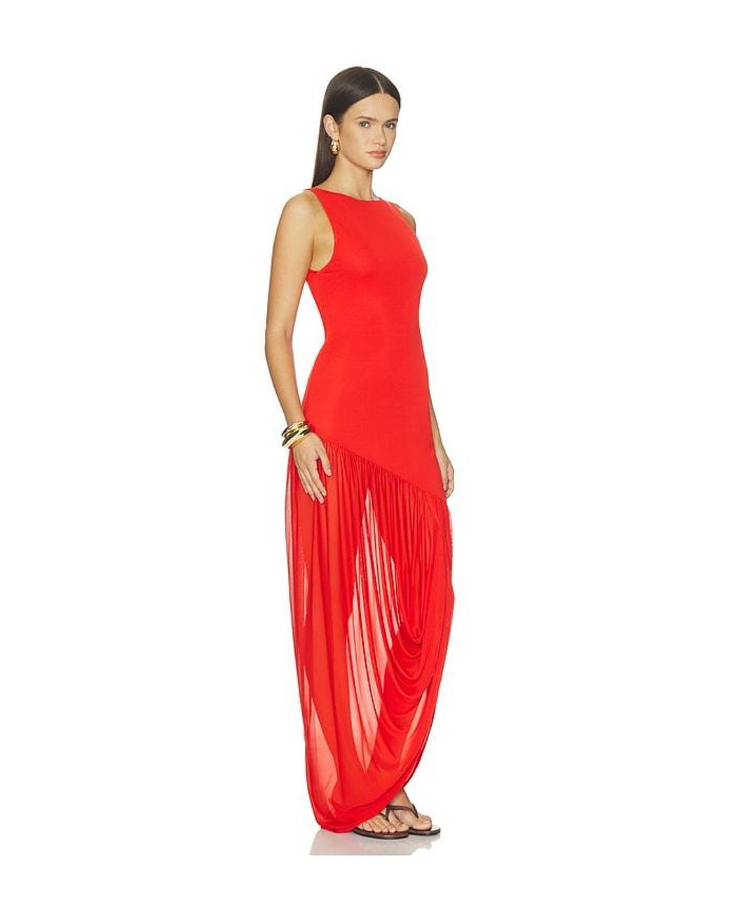 SRG Red Henry Maxi Dress