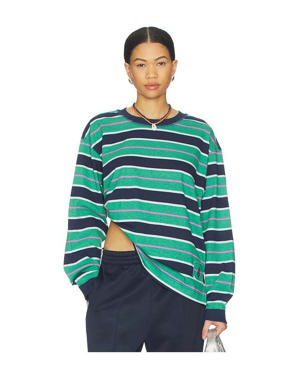 Free People Blue X Fp Movement Printed Hustle Layer