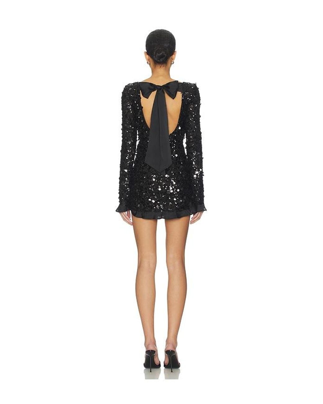 Vestido Con Volantes Maddison En Color Negro Talla (También En Xs, S, M, Xl, Xxl) Show Me Your Mumu de color Black