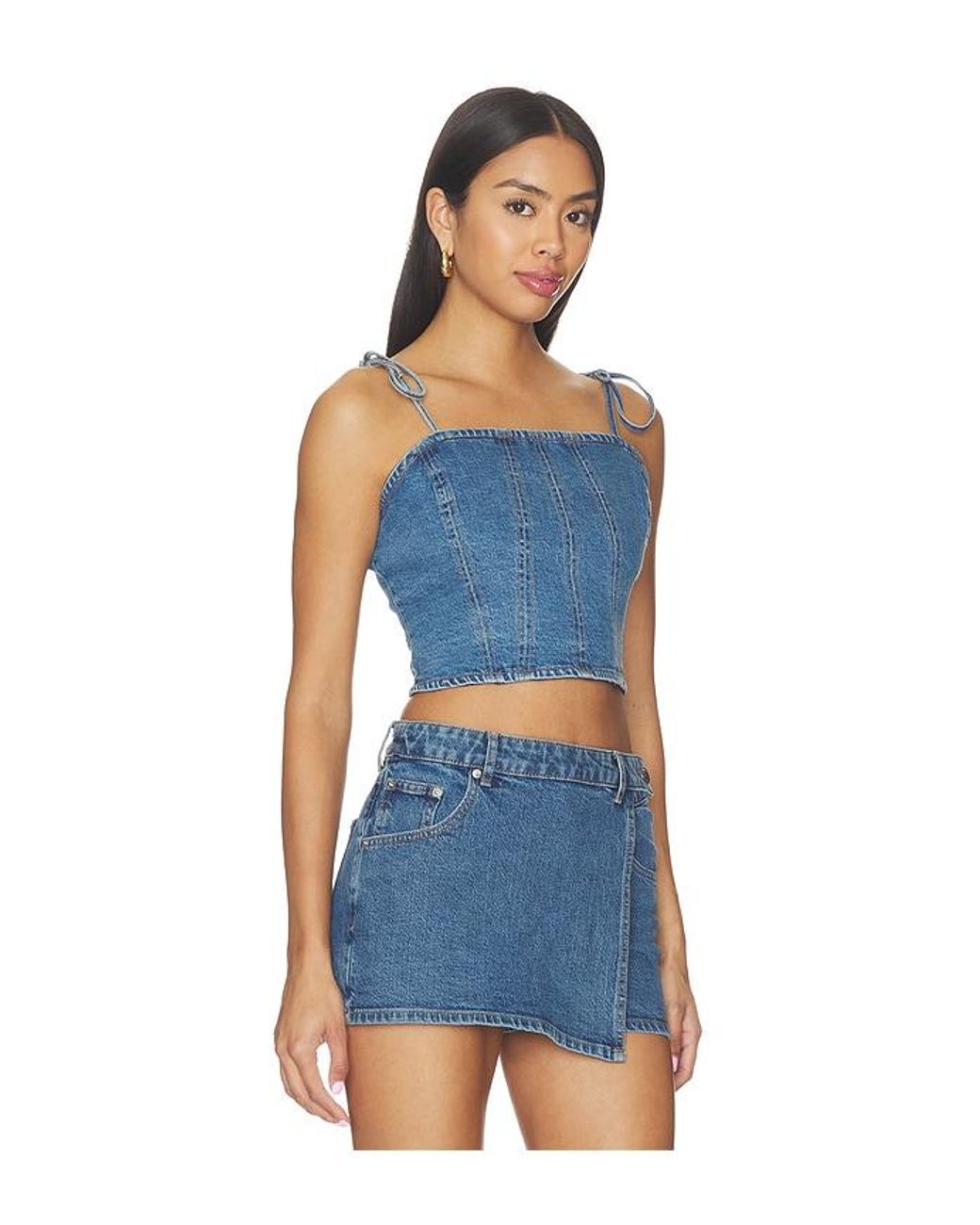 Steve Madden Blue Meaghan Top