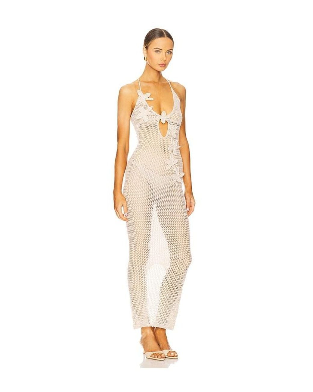 Bananhot White Hilsa Maxi Dress