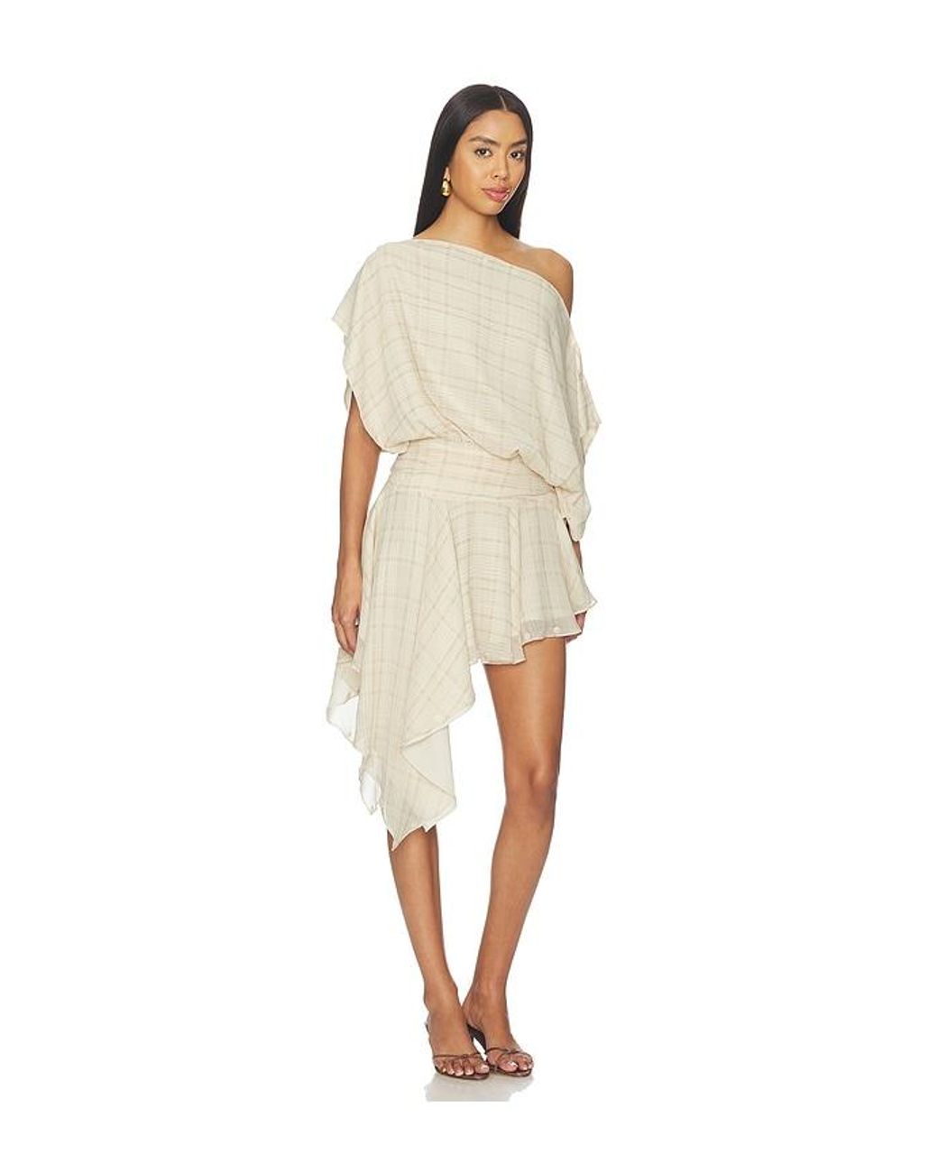 Lovers + Friends Natural Lucille Mini Dress