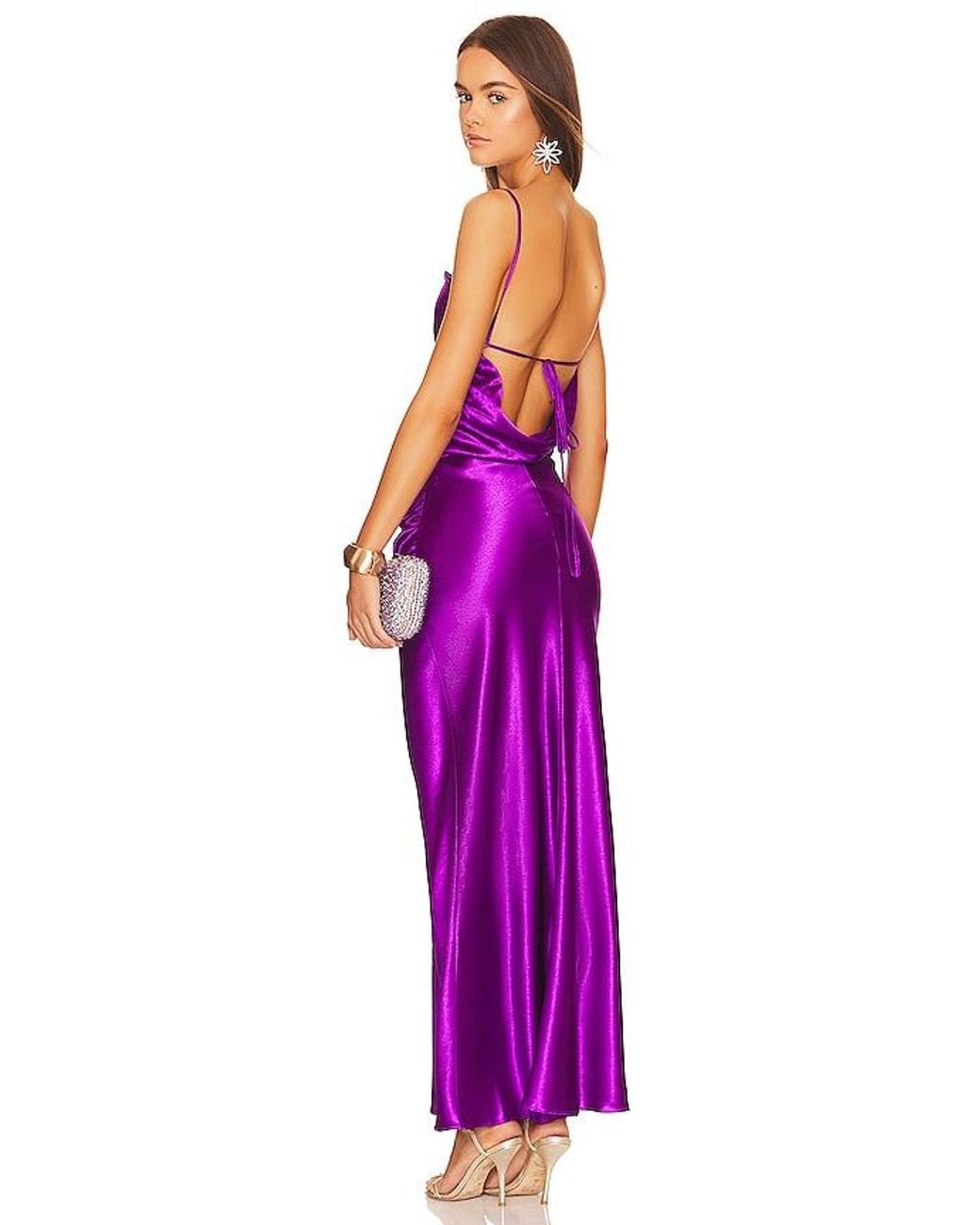 superdown Purple Lanthea Maxi Dress